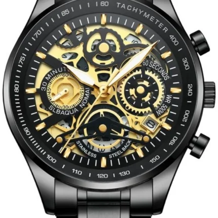 judge analog skeleton watch for – men & women 25695