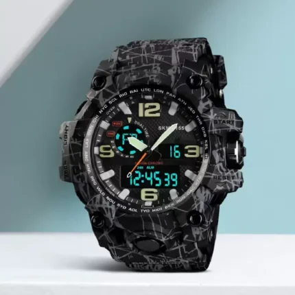 Judge G-009 Sport  Analog-Digital Watch - For Men Grey Black Chronograph GHYU34H