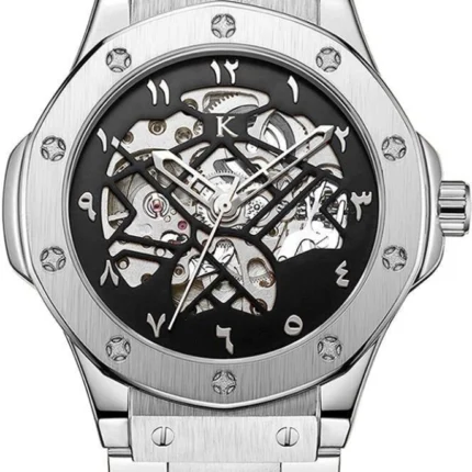 judge new arabic skeleton watch for men women