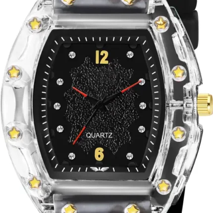Judge Staylish Transparent Dial Rubber Strap Wrist Analog Watch - For Boys TYDRA6E