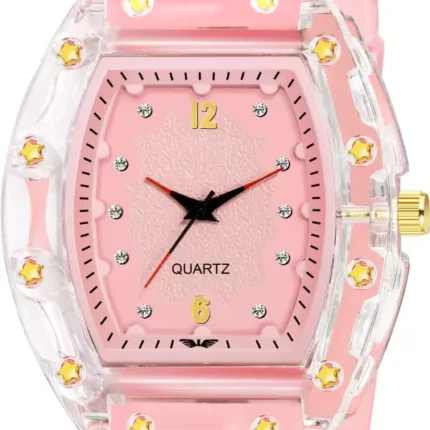 JUDGE Transparent Dial Rubber Strap Wrist Analog Watch - For Boys FHTY68