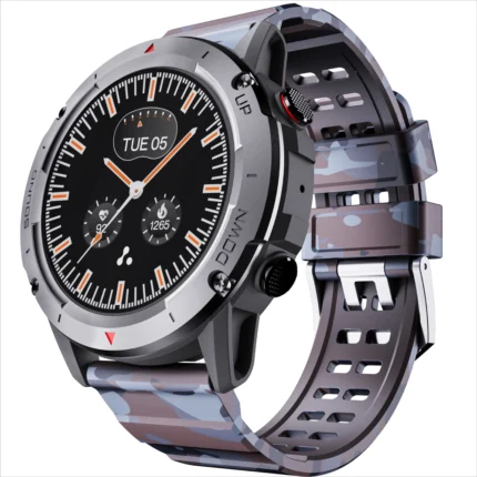 Judge Crest 1.39 inch round display 360*360 High Resolution with BT Calling Smartwatch (Brown Strap, Regular)