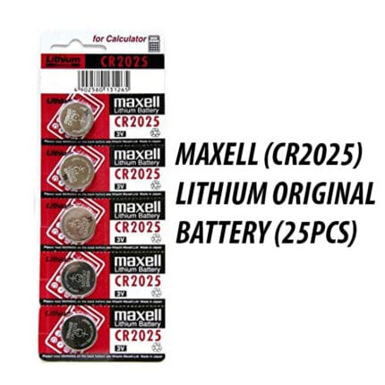 Maxell CR2025 LITHIUM ORIGINAL Battery (BATTERIES 25)