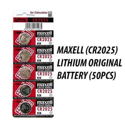 Maxell CR2025 LITHIUM ORIGINAL Battery (BATTERIES 50)