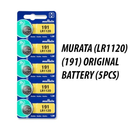 Murata LR1120 Battery 1.55V Alkaline Button Cell - Replaces Sony LR1120 (5 Batteries)