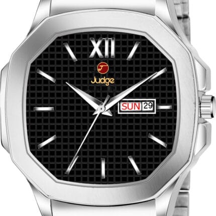 JUDGE Limited Day and Date Functioning Series Square Dial Boys Watch with Quartz Mevhanism Analog Watch - For Men