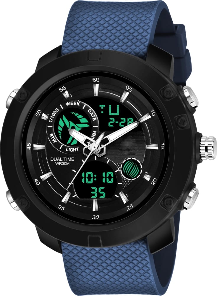 Judge G-0055 Sport Dual Time Analogue Digital Moon Light Day Date Black Dial Multifunction Water proof Trend Fashion Wrist Watch Judge G-0055 Sport Dual Time Analogue Digital Moon Light Day Date Black Dial Multifunction Water proof Trend Fashion Wrist Watch