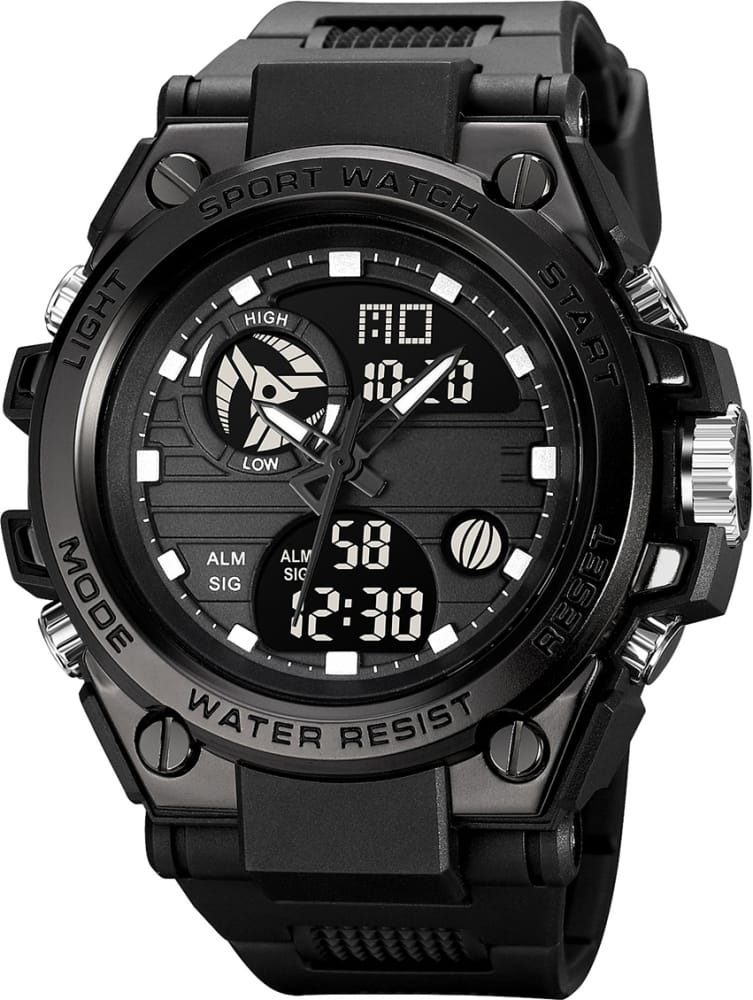 Judge G-0043 Sport Dual Time Analogue Digital Moon Light Day Date