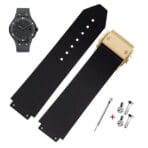 Hublot Big Bang & King Power 25mm Black Silicon Watch Strap Kit