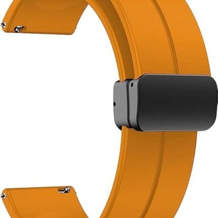 Judge 22 mm Silicone Magnetic Watch Straps Belt Band Compatible with Noise Color Fit Ultra/Ultra 2, Pro 3, Active/GPS, Buzz, Core, Nav & Nav+, Endure