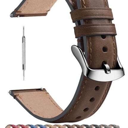 Judge Quick Release Watch Band 22mm 20mm 18mm,Burnished Leather Watch