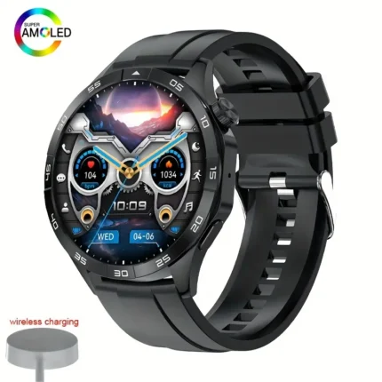 Judge ONEGRA New 1.43-inch Men's Smart Watch For Men's (Black Silicone Watch) (Copy)