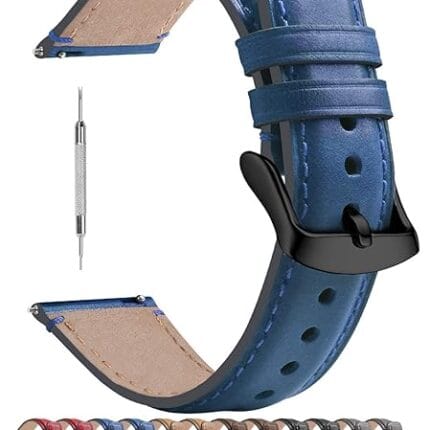 Judge Quick Release Watch Band 22mm 20mm 18mm,Burnished Leather Watch