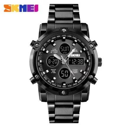 Judge SKMEI Dual Display Men's Sports Fashion Watch (Black)