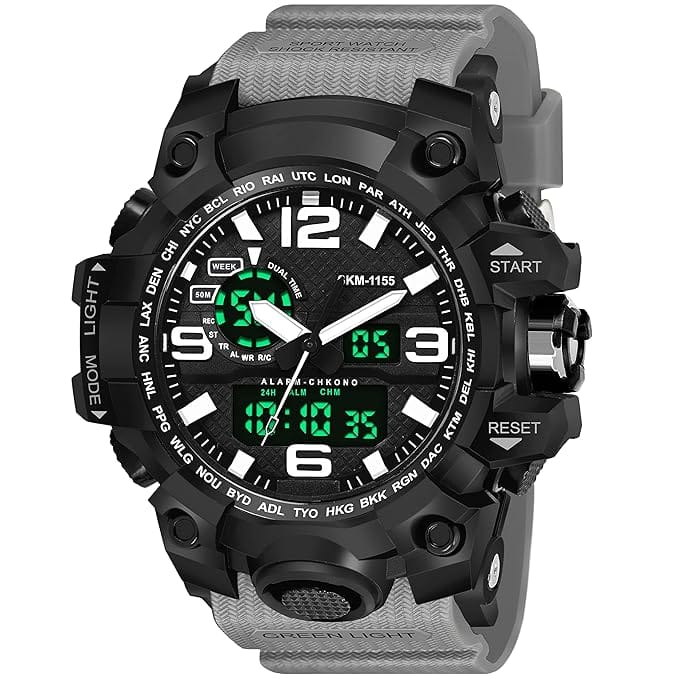 Judge Shocknshop Analog Digital Sports Black Dial Multi Functional