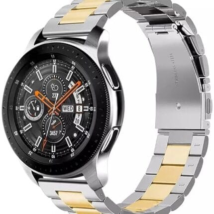 JUDGE 20-22mm Smart watch Stainless Steel Bracelet Band/Strap Quick Release Replacement Straps (Compatible for Any 20-22mm Width Watches)