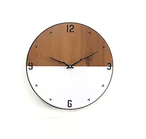 Home Stylish Big Size Clock for Hall Bedroom Living Room Fancy Wall Clock for Wall Decor (Dual Round