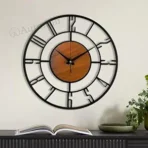 Metal Wall Clock for Living Room, Bedroom, Hall, Kitchen, Office | Numeral Designer Modern Wall Watch for Home Decor | Decorative Big Size Hanging