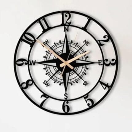Home Decoration European Peacock Wall Clock Crystal Luxury Living Room Creative Personality Art, Metal, Blue, Birds (Style 6)