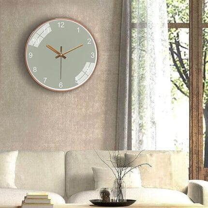 Latest Wall Clock Classic Clock Battery Operated Round Easy to Read for Room/Home/Kitchen/Bedroom/Office/School
