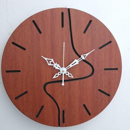 Wooden Wall Clock, DIY Modern Art Design, for Home Decor