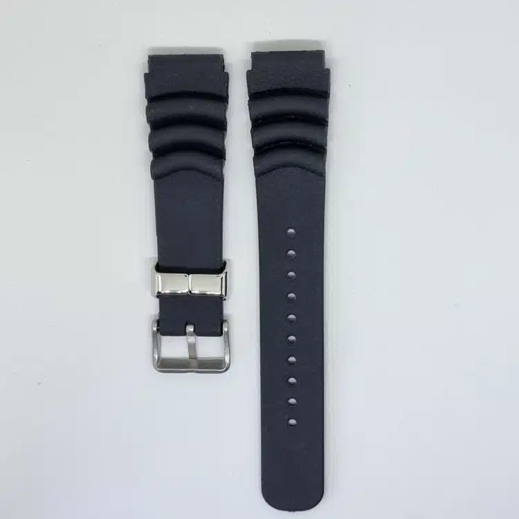 22mm-SEIKO-Silicone-Rubber-Watch-Band-Black-V2-2