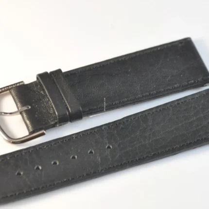 Premium Genuine Leather Replacement Strap – Compatible with Tissot Gentleman & Heritage Series (21mm, black Alligator Grain)