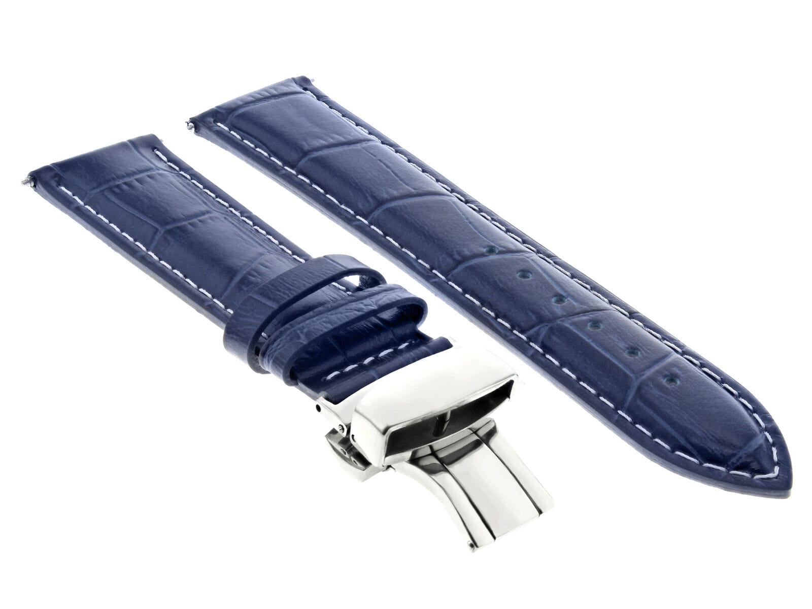 citizen compatible blue leather strap 22mm citizen compatible blue leather strap 22mm