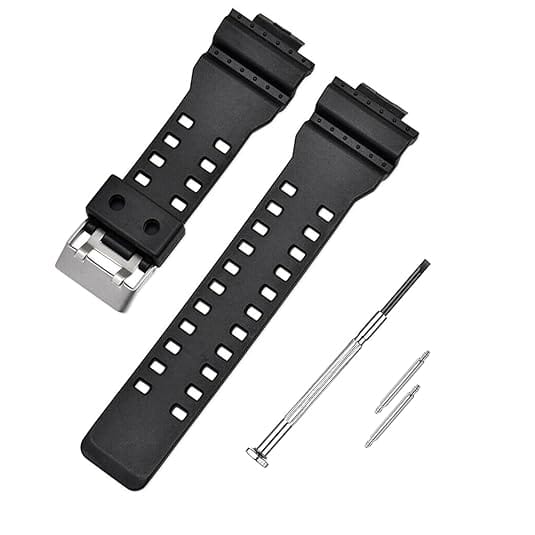 Casio Compatible Strap Red Color SBC 16MM G-SHOCK GD-120, GA-100, GA-110, GA-100C & others Resin Watch Straps Wick Tools Casio Compatible Strap Red Color SBC 16MM G-SHOCK GD-120, GA-100, GA-110, GA-100C & others Resin Watch Straps Wick Tools