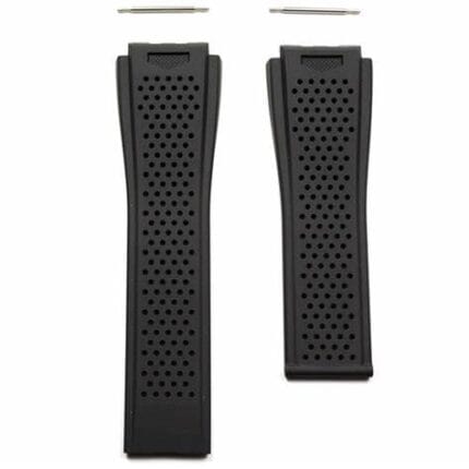 TAG Heuer Carrera FT6044 Heuer 01 45mm Compatible Watches Black Color Rubber Strap