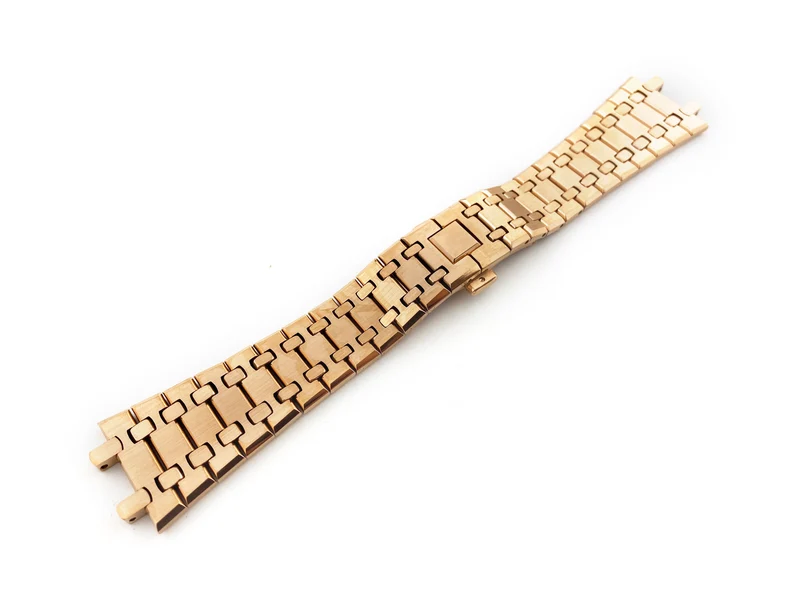 audemars piguet compatible 26mm Rose Gold Stainless Steel Chain Strap Band Bracelet Best Quality audemars piguet compatible 26mm Rose Gold Stainless Steel Chain Strap Band Bracelet Best Quality