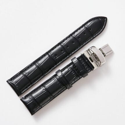 Citizen Strap Black Leather 22/20mm Compatible