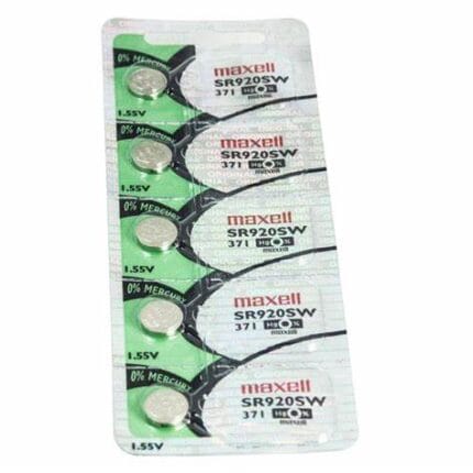 Maxell Battery 10 / SR920W 370 Silver Oxide Button Cell Battery
