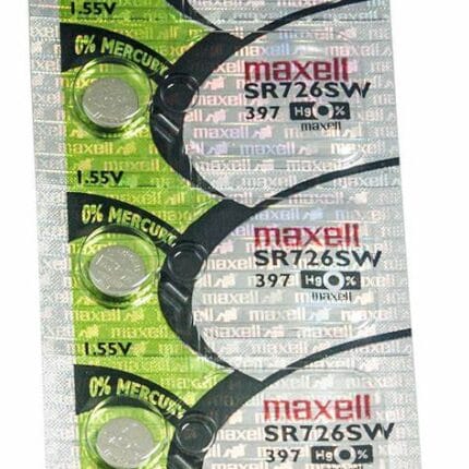 Maxell Battery 2 / Maxell SR726SW Silver Oxide Button Cell