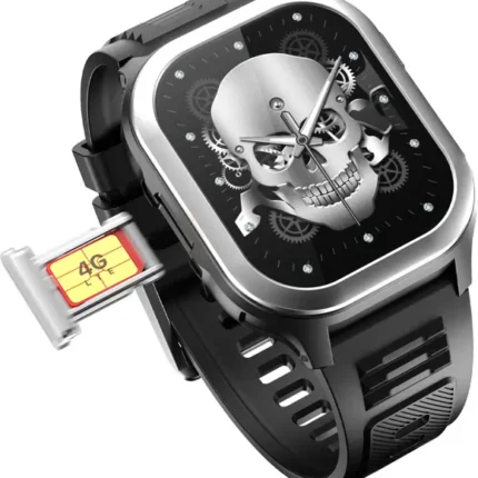 vJudge Active 2 Bluetooth Calling watch Fitness Health Sports Music Weather Smartwatch (Pink Strap, 1.5 Inch Round Sunlight Proof Display)v