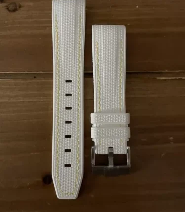 Colorful Silicone Rubber Watch Band whilte Strap for Omega X Compatible Swatch Mission to Neptune