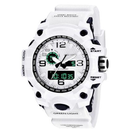 Judge G-0068 Sport White Dial Digital Watch for Men