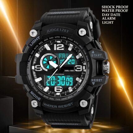 Judge G-004 Sport Black Dial Analog-Digital Watch for Men
